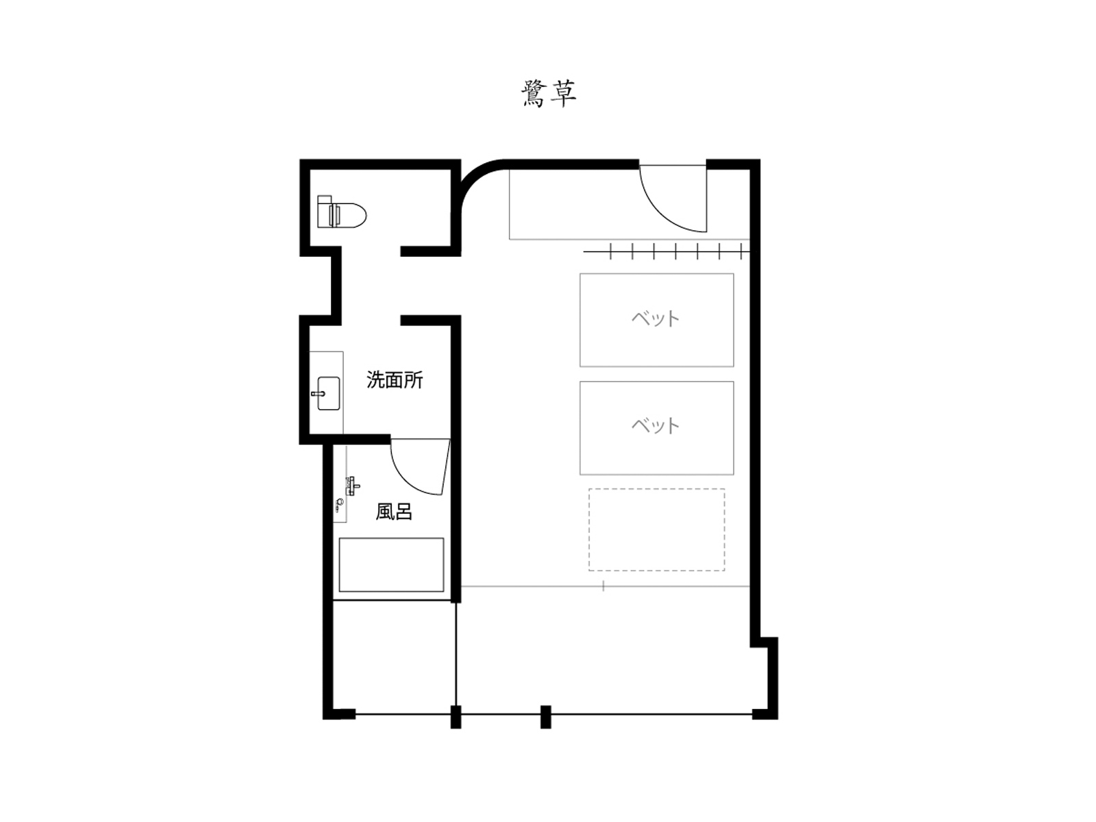 鷺草インテリア